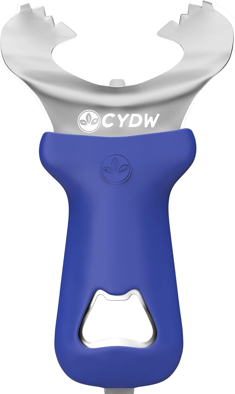 CYDW Mason Jar Opener Tool with No Lid Dents or Damage, Can Opener Manual Multi-Purpose, Easy Twist Manual Handheld Top Remover Utensil, Canning Supplies Tools and Bottle Opener, Made For Lifetime - Image 1